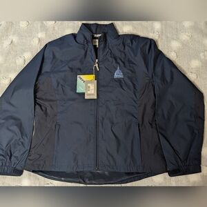 Tehama Lightweight Replex-LT Zip Up Navy  Windbreaker Jacket Size M NWT MSRP $65